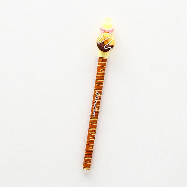Chocolate Donut Bow Erasable Pen 0.5mm - ChildAngle