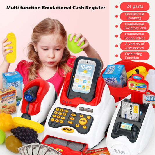 Classic Supermarket Cash Register Kits - ChildAngle