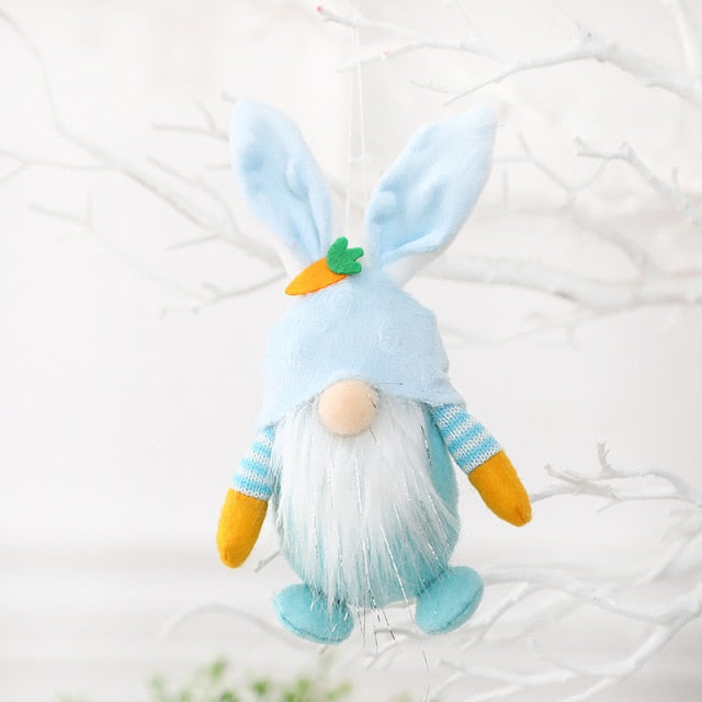 Easter Gnome Plush Bunny Gnome Happy Easter Decorations - ChildAngle