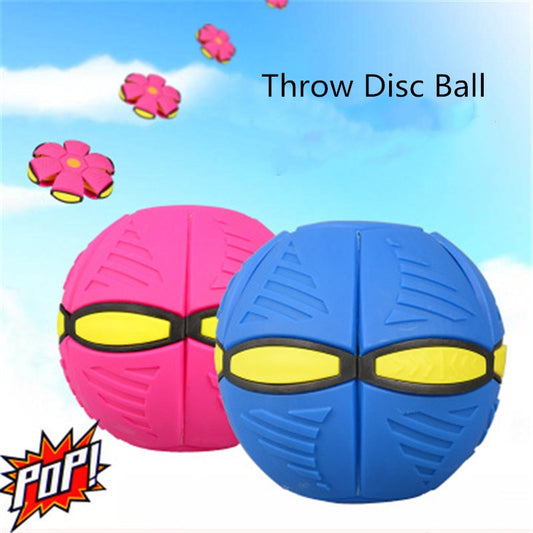 Elastic Deformation Soccer Football Training Toys Throwing UFO Ball Outdoor Toys - ChildAngle