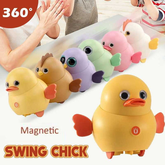 Electric Swing Chick Magnetic Walking Duck Interactive Toy for Kids - ChildAngle