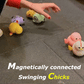 Electric Swing Chick Magnetic Walking Duck Interactive Toy for Kids - ChildAngle