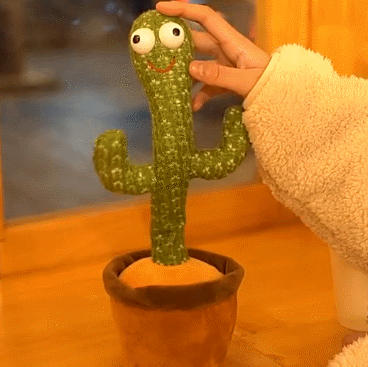 Juguete de cactus bailarín Juguete de peluche eléctrico que canta y baila –  ChildAngle