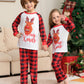 Family Matching Christmas Pajamas Set Reindeer Merry Christmas Xmas Nightwear Sleepwear PJs Set - ChildAngle