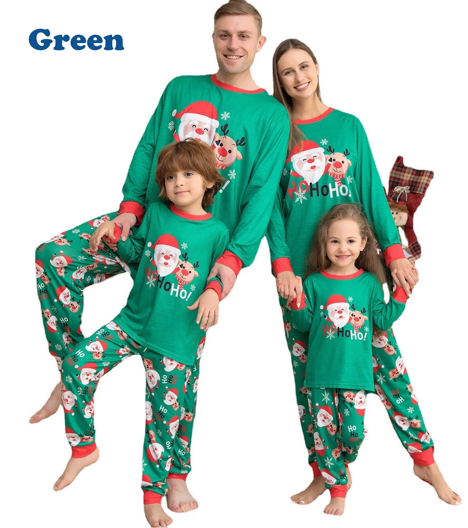 Family discount reindeer pajamas