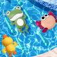 Frog Baby Bath Toys for Bathroom Swimming Pool Clockwork Wind up Toy - ChildAngle