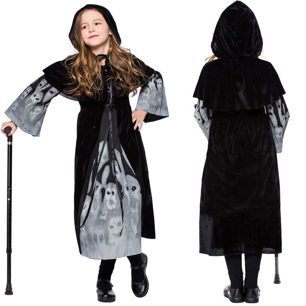Kids Forgotten Soul Costume Witch Glow Girls Halloween - ChildAngle