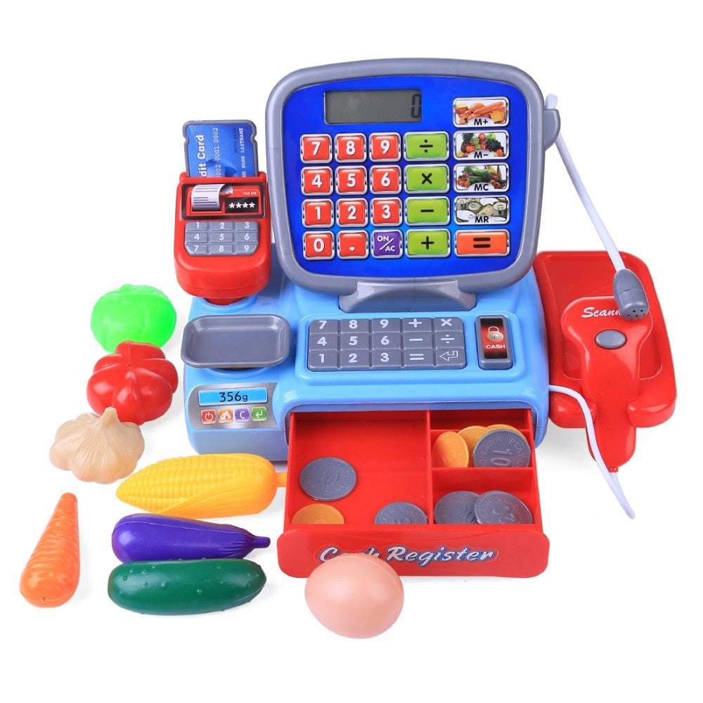 Groceries Cash Register Scan Playset for Kids Toddler - ChildAngle