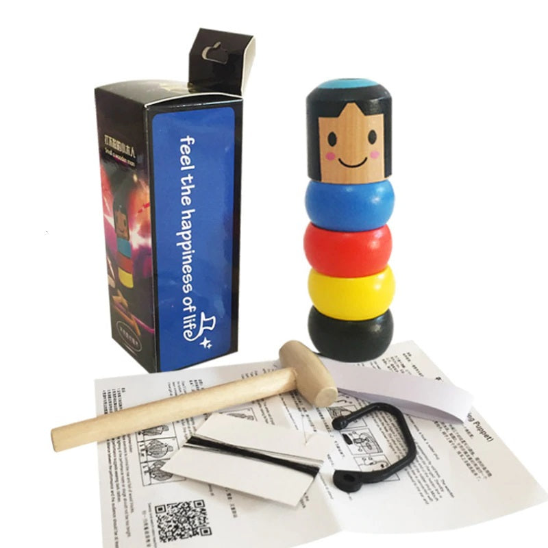 Unbreakable wooden hot sale man toy