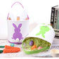 Kids Easter Baskets Bunny Rabbit Basket Tote For Egg Hunting - ChildAngle