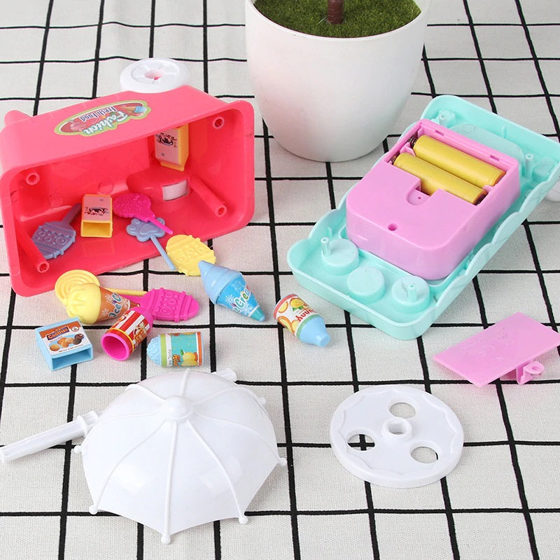 1 Set Children Trolley Mini Simulation Candy Ice Cream Trolley Play House Toy - ChildAngle