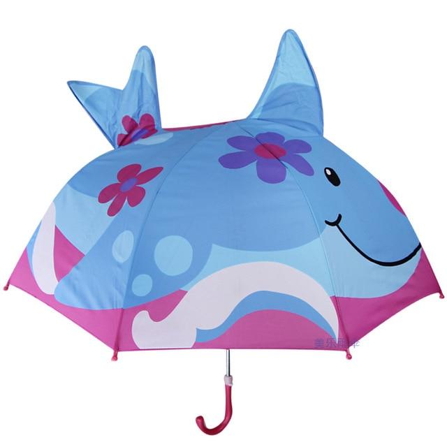 Kids Umbrella Cute Cartoon Animal Children's Stick Umbrella - ChildAngle