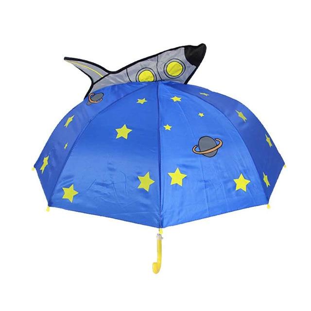 Kids Umbrella Cute Cartoon Characters Children's Stick Umbrella - ChildAngle