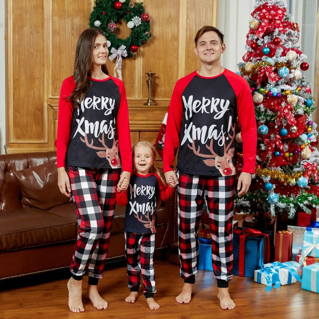 Matching Family Pajama Set Christmas Sleepwear - ChildAngle