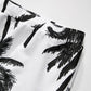 Matching Family Swimsuit Black White Palm Tree Mom Dad Swimsuit - ChildAngle