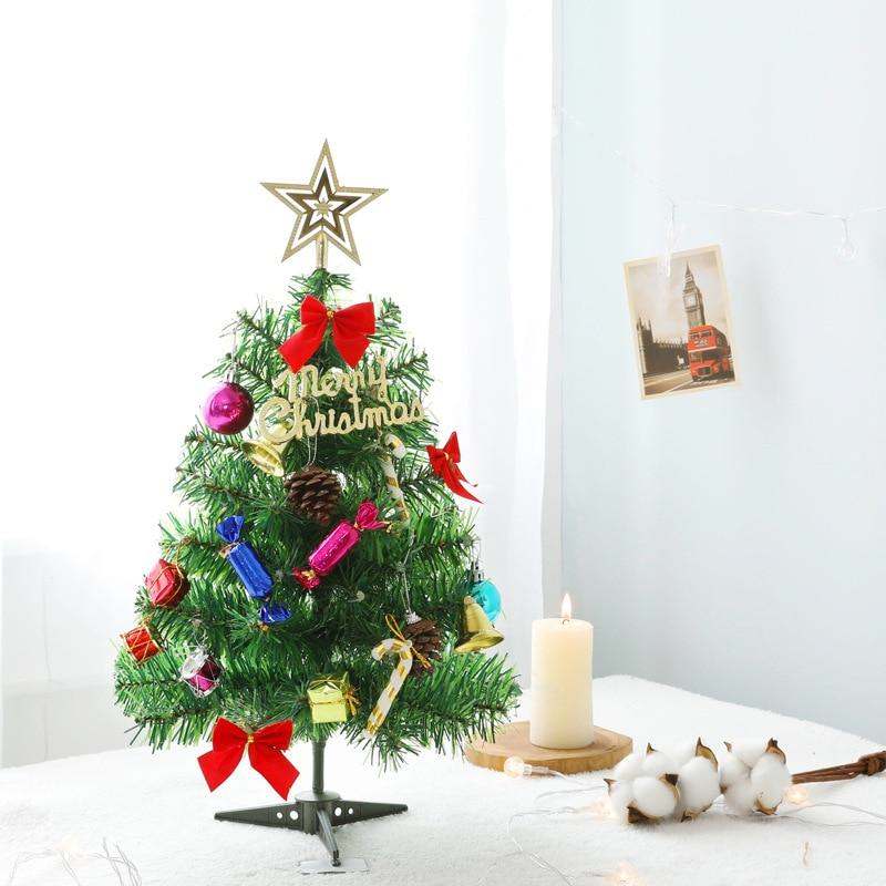 Mini Christmas Tree With Lights and Christmas Desktop Ornaments - ChildAngle