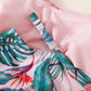 Mother and Daughter Matching Swimsuit Pink Floral Bikini Sets - ChildAngle