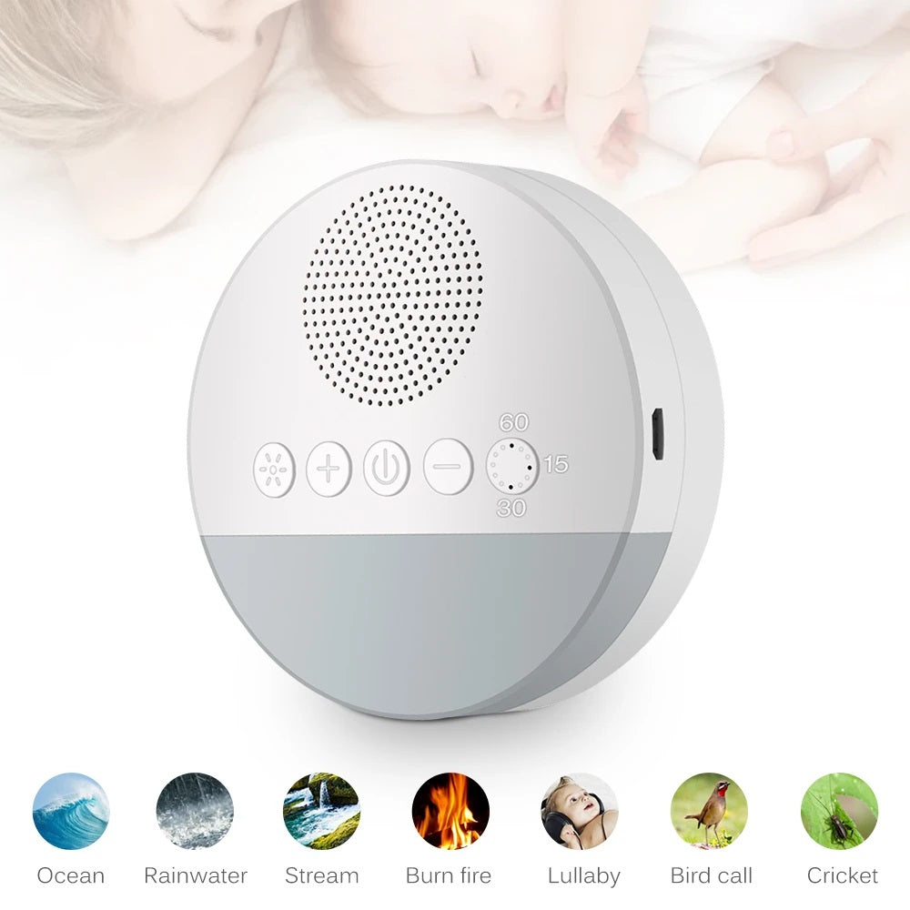 White Noise Machine For Kids USB Rechargeable Sleep Sound Machine –  ChildAngle