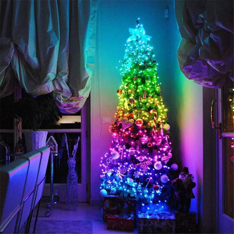 Phone Controlled LED Light 5M/10M/20M Christmas Tree Led String Light - ChildAngle