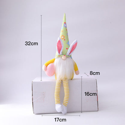 Easter Gnome Plush Bunny Gnome Happy Easter Decorations