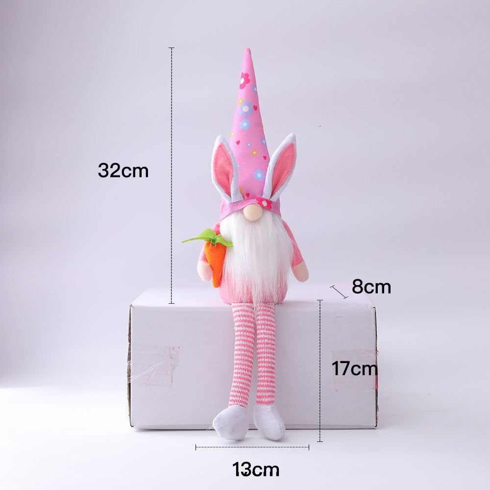 Easter Gnome Plush Bunny Gnome Happy Easter Decorations
