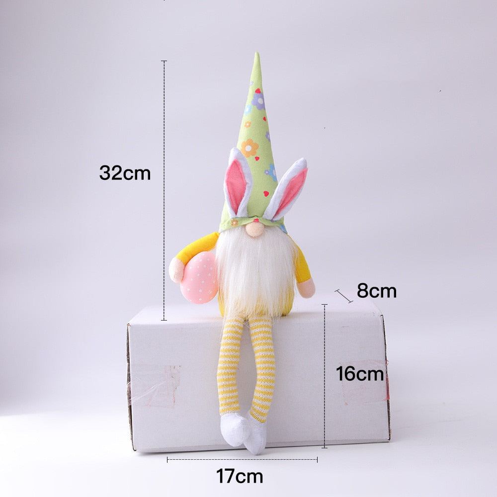 Easter Gnome Plush Bunny Gnome Happy Easter Decorations