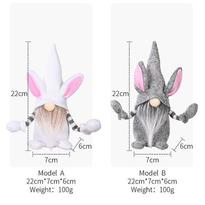 Easter Gnome Plush Bunny Gnome Happy Easter Decorations