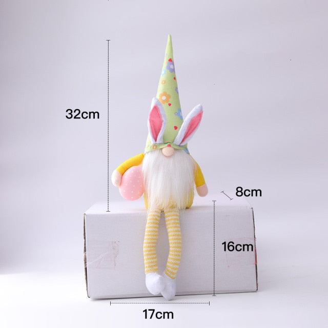 Easter Gnome Plush Bunny Gnome Happy Easter Decorations