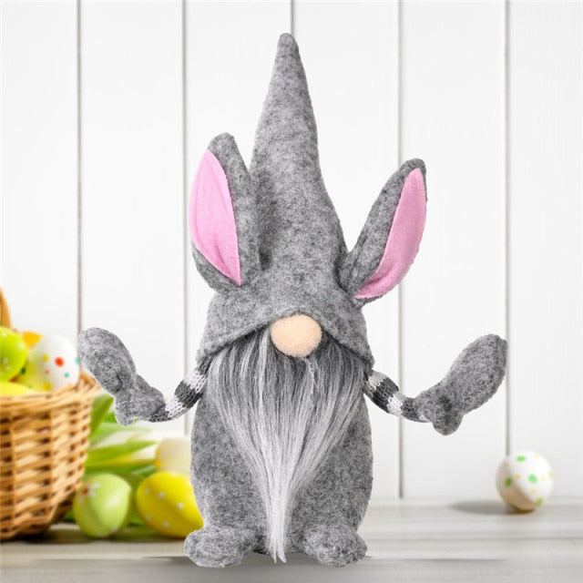 Easter Gnome Plush Bunny Gnome Happy Easter Decorations
