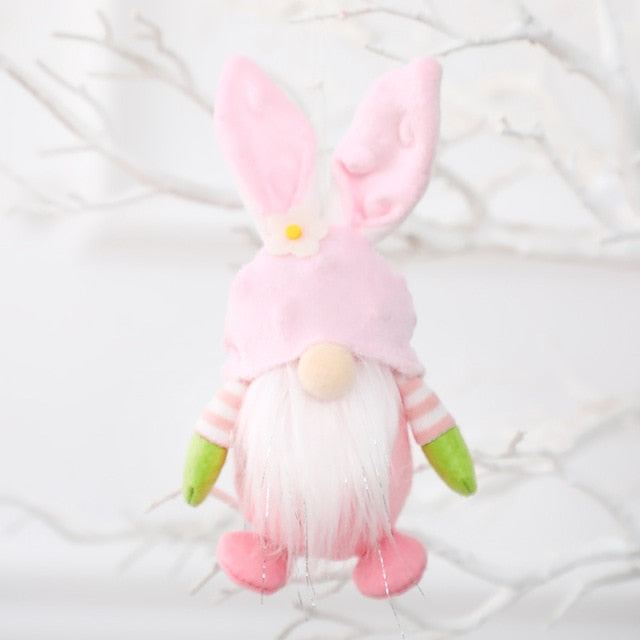 Easter Gnome Plush Bunny Gnome Happy Easter Decorations