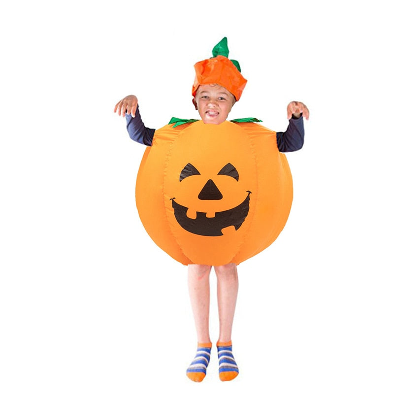Pumpkin Inflatables Costume Halloween Pumpkin Costume For Children - ChildAngle