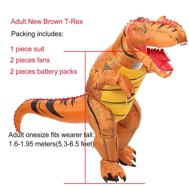 T Rex Costume Kids Inflatable Dinosaur Costume - ChildAngle