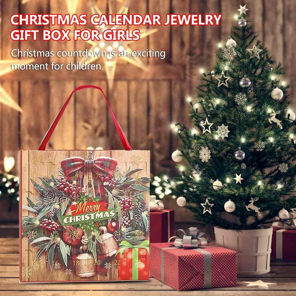 Teens Advent Calendar Jewelry Set for Girls Christmas Calendar Necklace  Earrings - ChildAngle