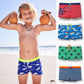 Toddler Boy Shark Printing Pattern Kid Swimming Shorts - ChildAngle