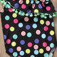 ChildAngle Toddler Girls Polka Dot Tassel One Shoulder One Piece Swimwear