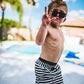 Toddler Kids Boy Striped Shorts Beach Swimming Trunks - ChildAngle