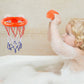 Toddlers Bath Toys Basketball Hoop and 3 Balls Playset - ChildAngle