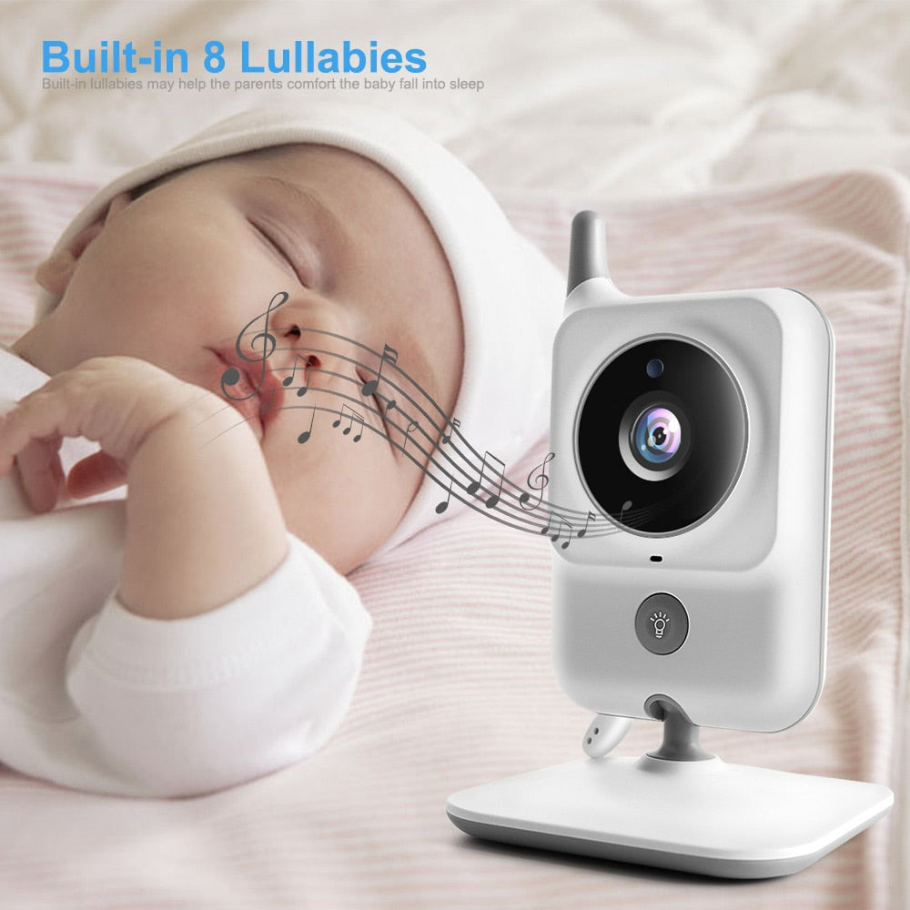 Video Baby Monitors 3.2 Inch LCD Wireless Two Way Audio Night Baby Camera - ChildAngle