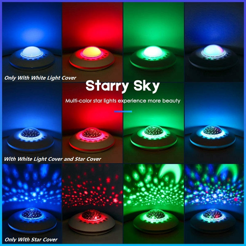 White Noise Machine Baby Sleeping Nature Sound Star Projector Light - ChildAngle