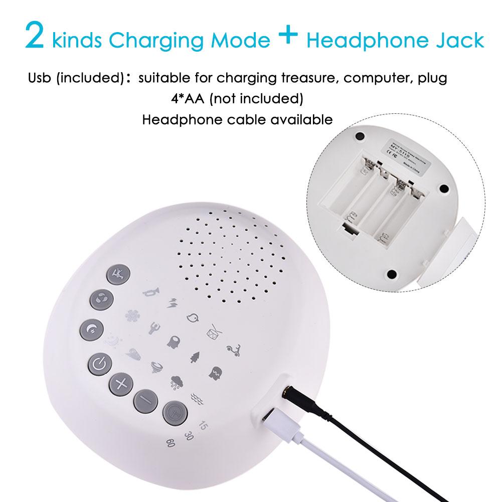 White noise machine with headphone online jack