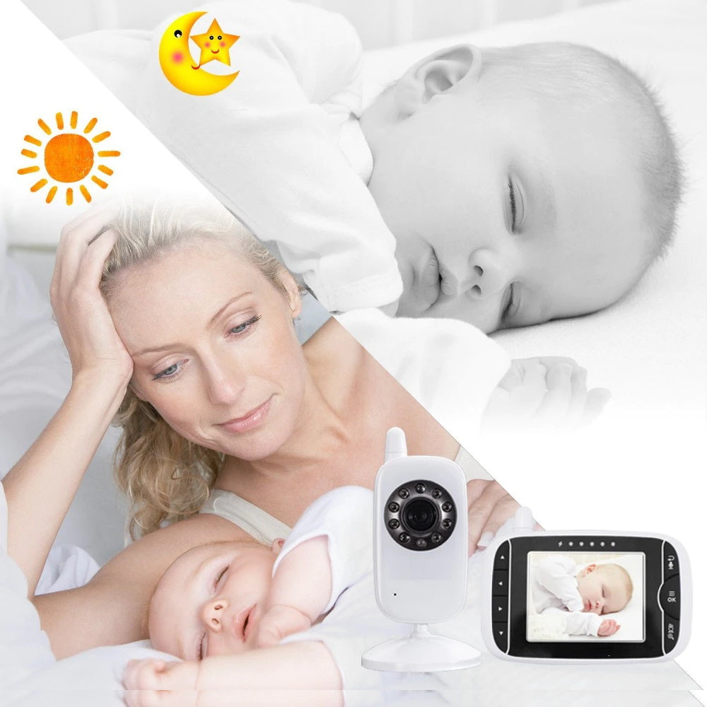 Wireless Video Baby Monitor 3.2Inch with Night Vision - ChildAngle
