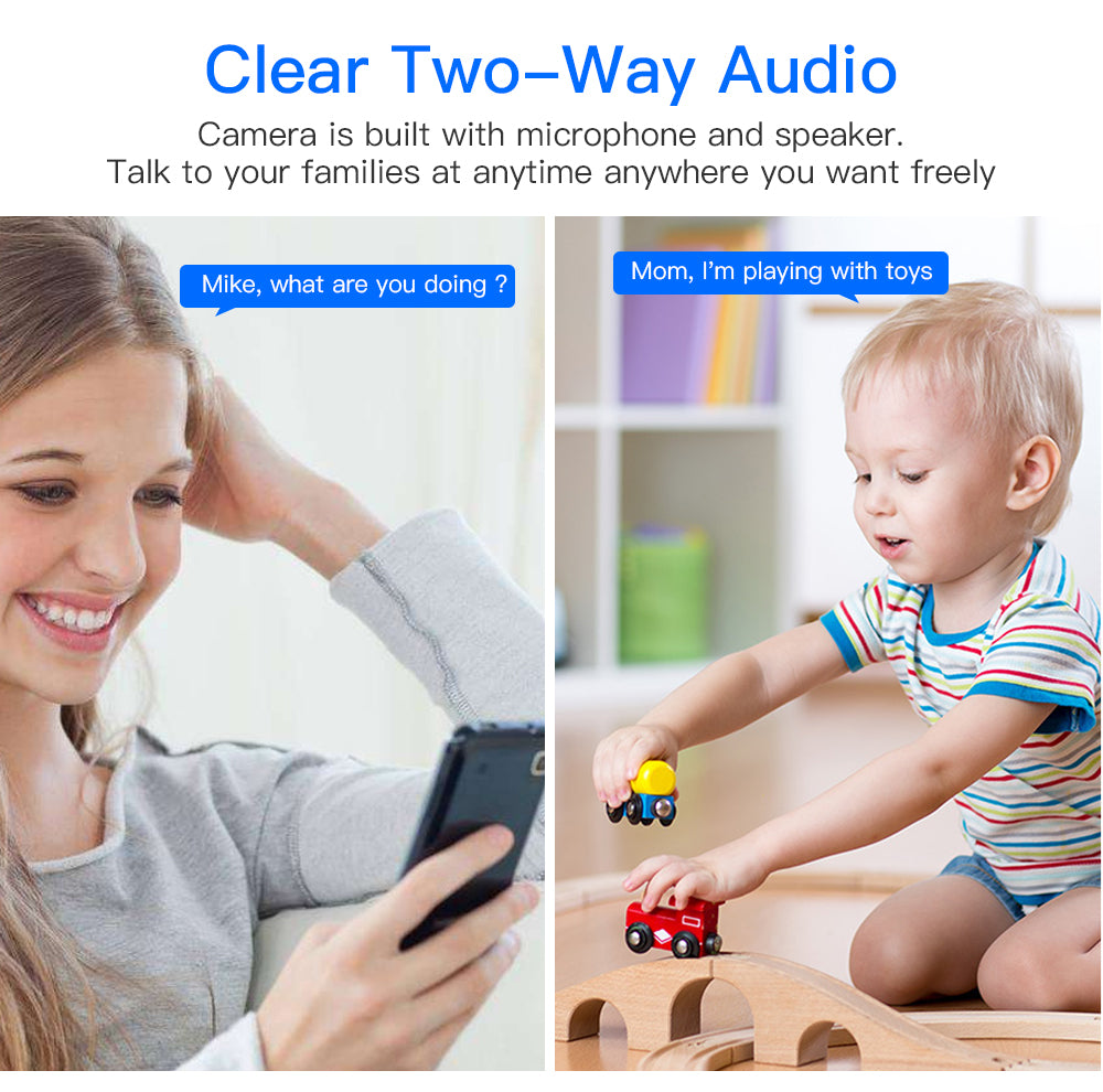 Wireless Baby Monitor 1080P WIFI Nursery Camera APP Control - ChildAngle