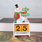 Wooden Advent Calendar with Santa Claus Elk Snowman Christmas Calendar - ChildAngle